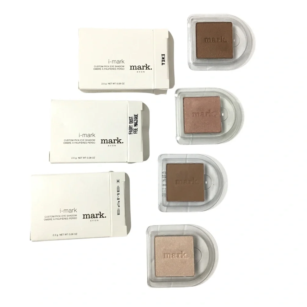 mark. Lot of 4 i-mark Custom Pick Eye Shadow Tiki Fairy Dust Bambi Biscotti RARE